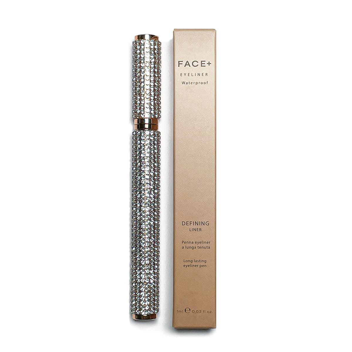 Face+ Eyeliner Waterproof Defining Liner Penna Eyeliner Lunga Tenuta 1ml