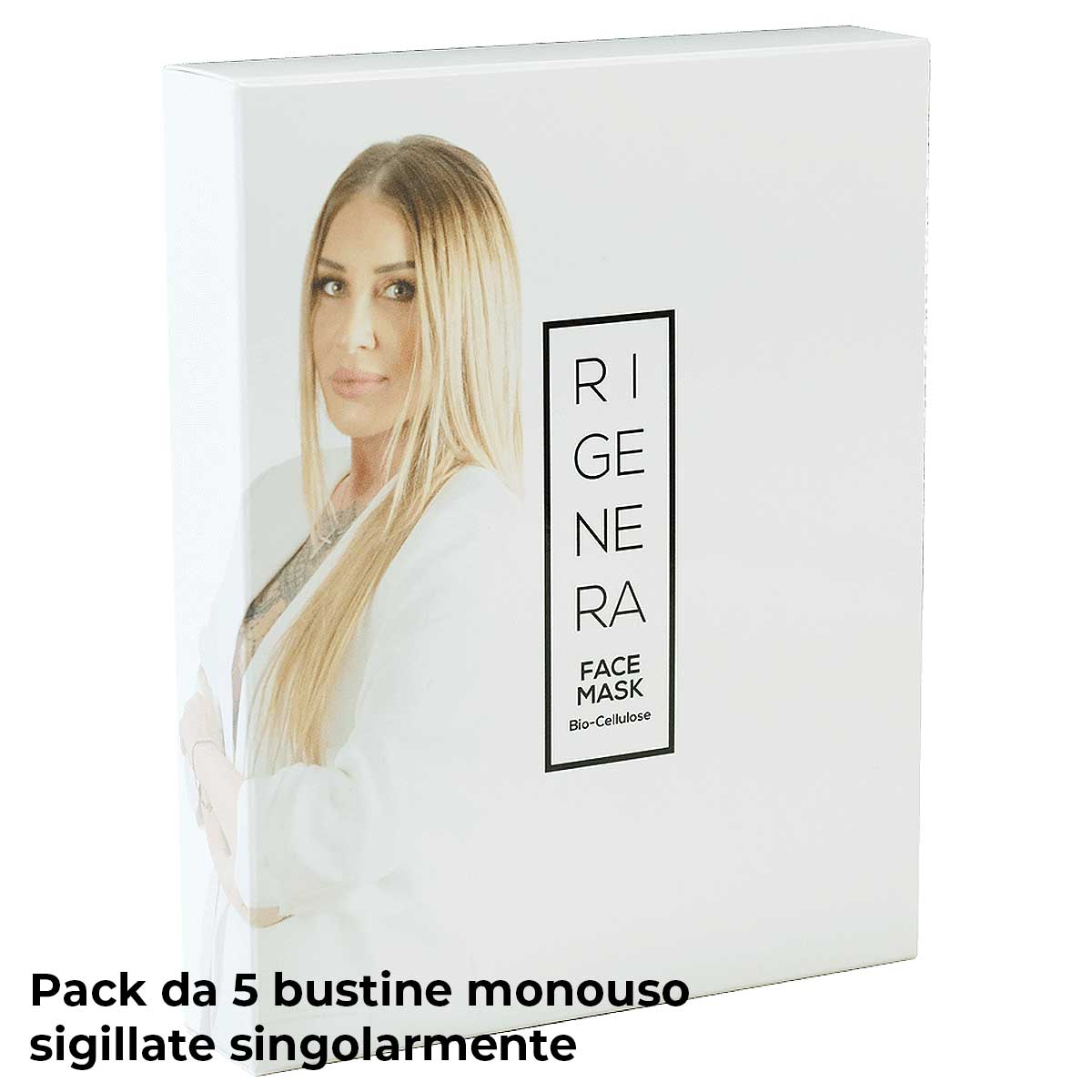 Rigenera – Face Mask Bio-Cellulose (5 pezzi)